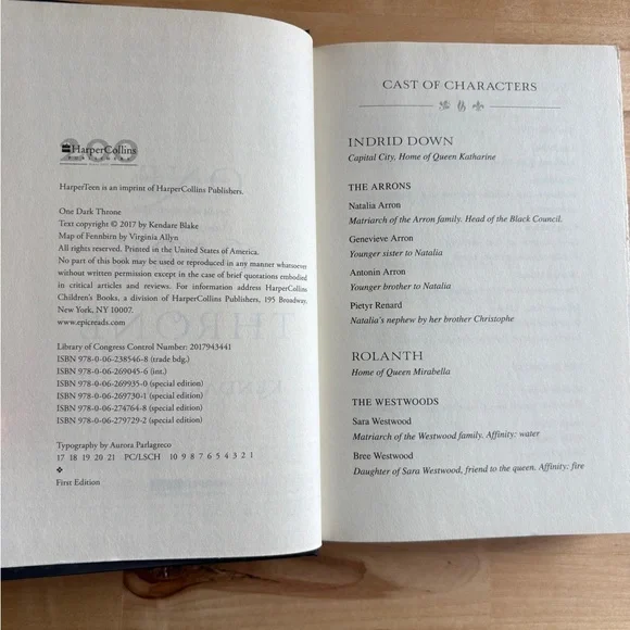 One Dark Throne Hardcover Book - Picture 2 of 3